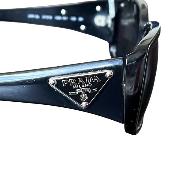 Prada Black Sunglasses SPR16L 1AB-1A1 - Picture 10 of 15